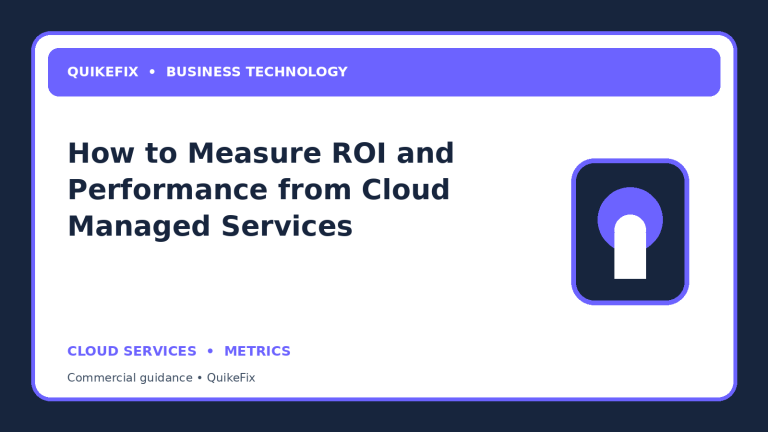 How to Measure ROI and Performance from Cloud Managed Services
