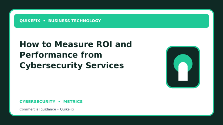 How to Measure ROI and Performance from Cybersecurity Services
