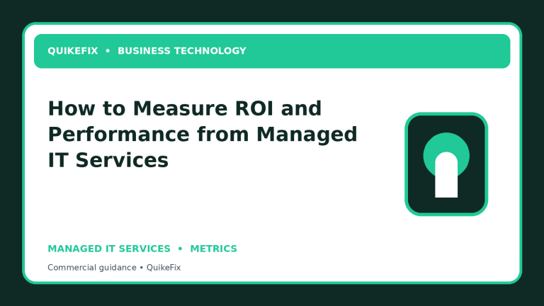 How to Measure ROI and Performance from Managed IT Services