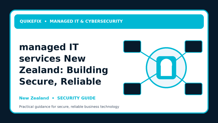 managed IT services New Zealand: Building Secure, Reliable Business Operations