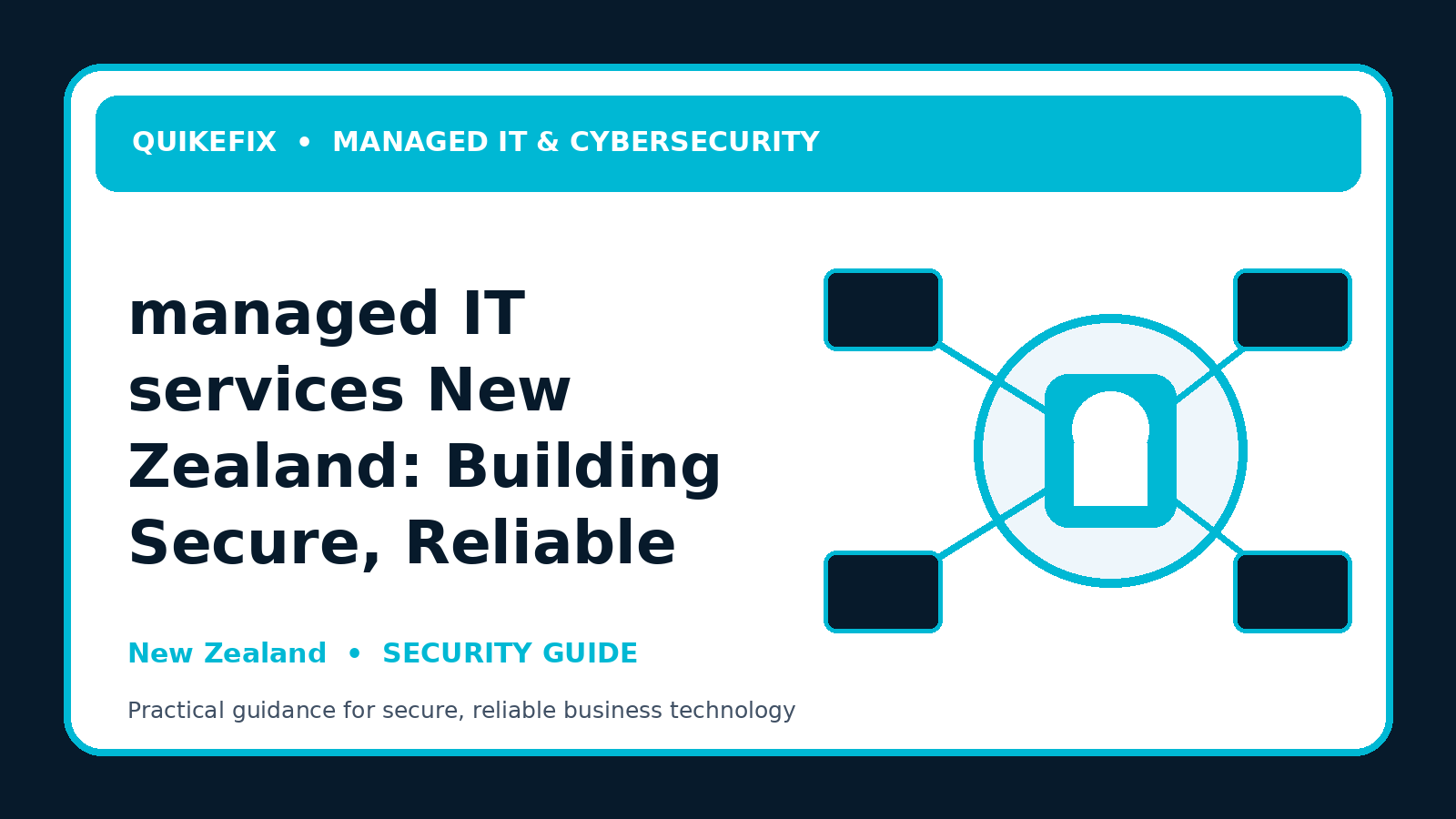 managed IT services New Zealand: Building Secure, Reliable Business Operations