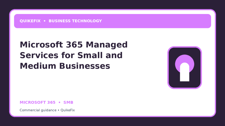 Microsoft 365 Managed Services for Small and Medium Businesses