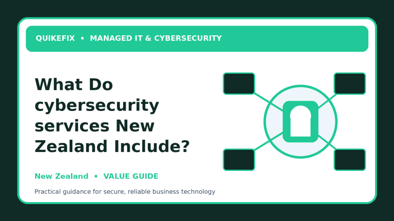 What Do cybersecurity services New Zealand Include? Cost, Value and Scope Explained