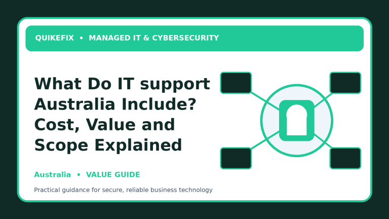 What Do IT support Australia Include? Cost, Value and Scope Explained