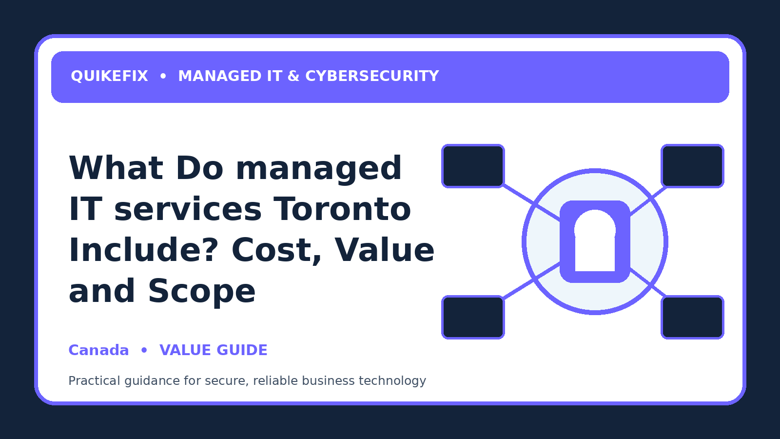 What Do managed IT services Toronto Include? Cost, Value and Scope Explained