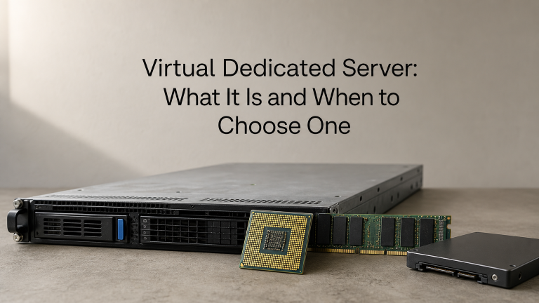 Virtual Dedicated Server: What It Is and When to Choose One