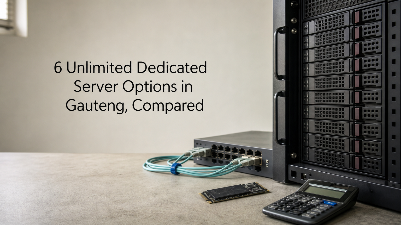 6 Unlimited Dedicated Server Options in Gauteng, Compared