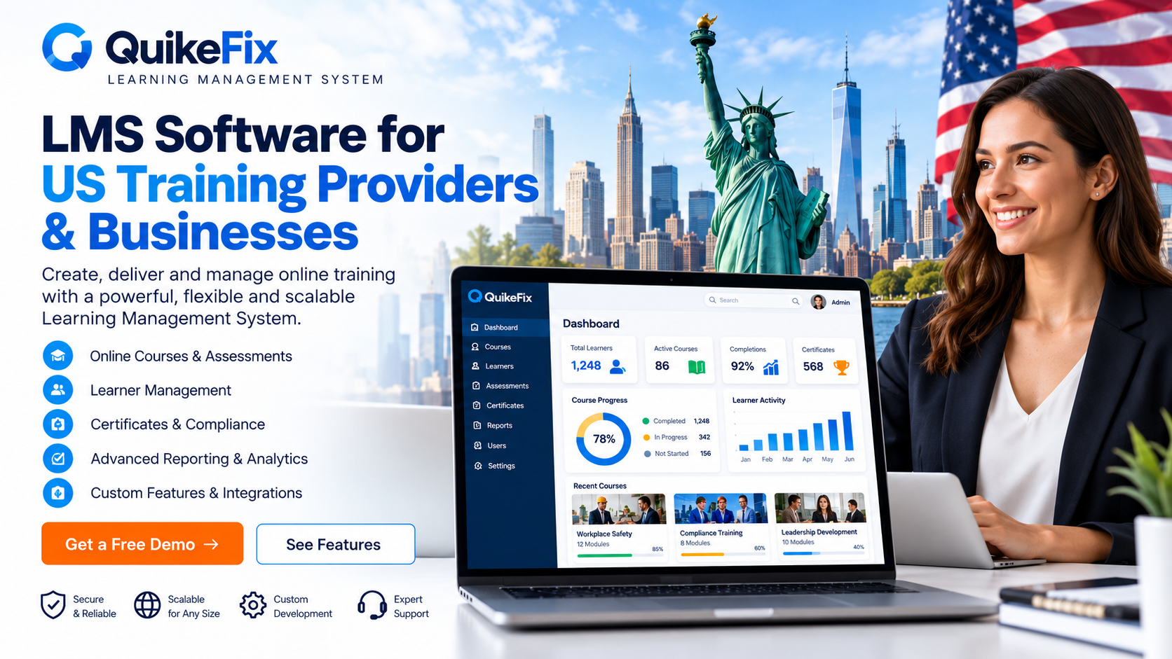 LMS software USA for training providers and businesses