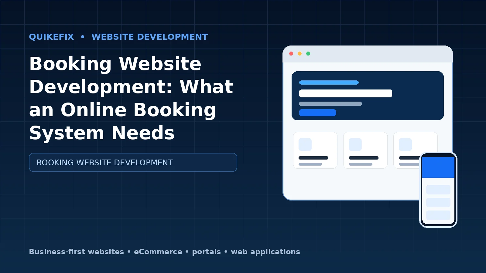 Booking Website Development: What an Online Booking System Needs