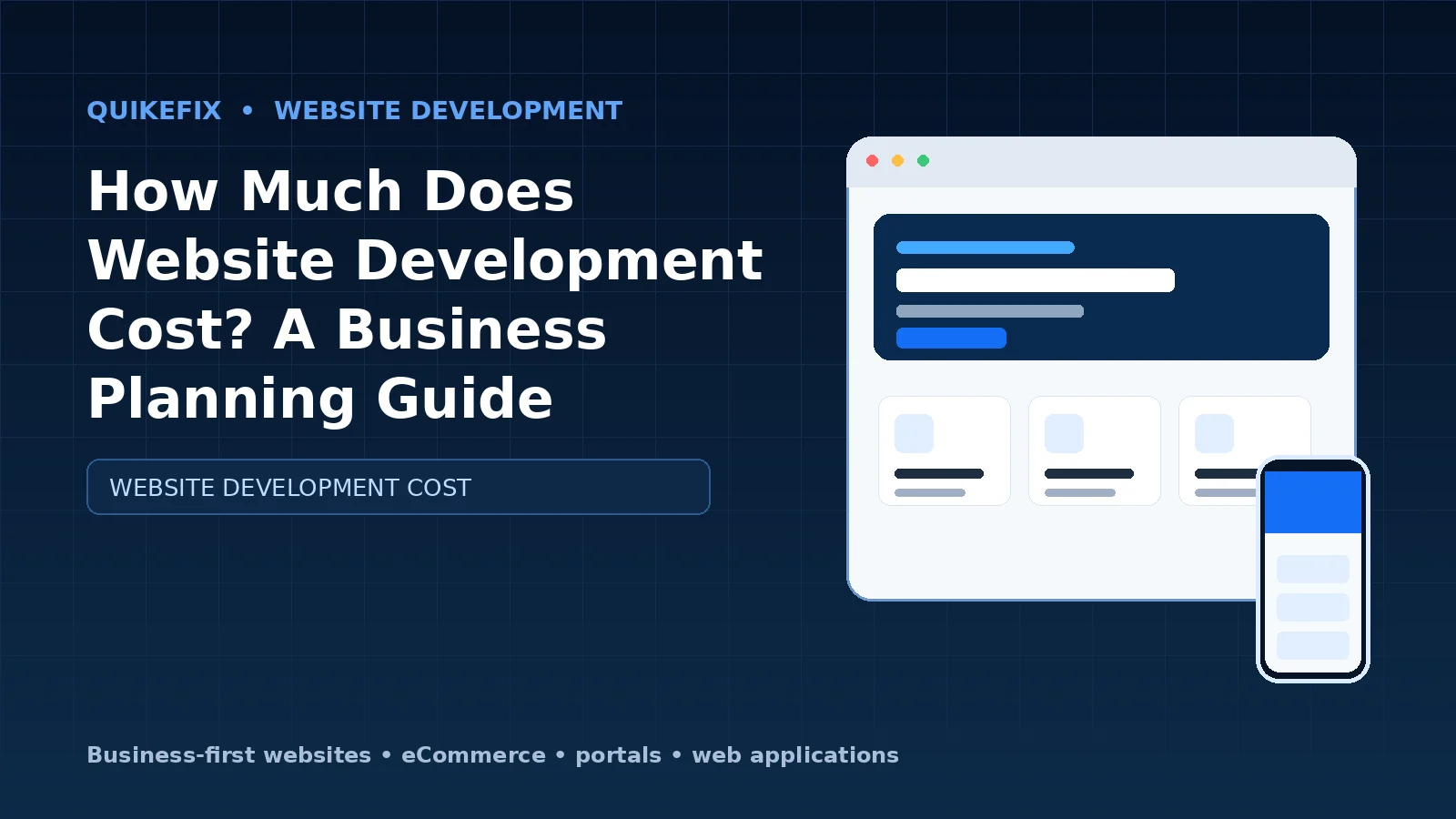 How Much Does Website Development Cost? A Business Planning Guide
