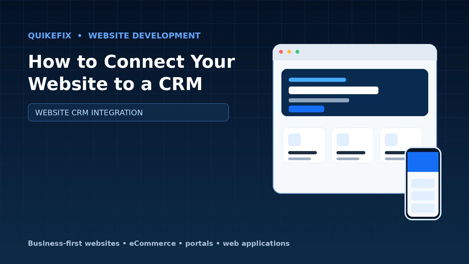 How to Connect Your Website to a CRM