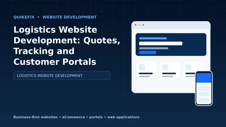 Logistics Website Development: Quotes, Tracking and Customer Portals