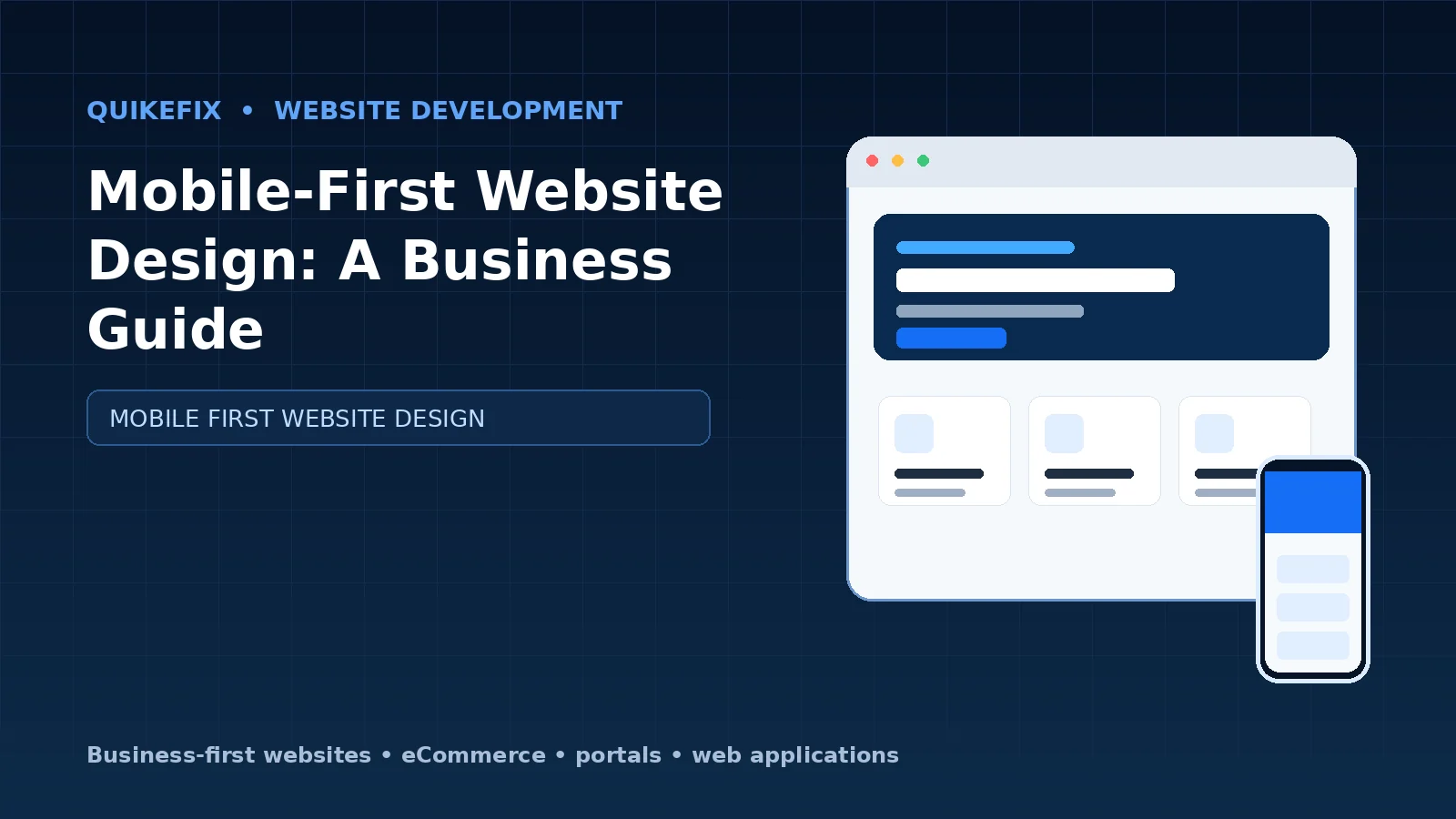 Mobile-First Website Design: A Business Guide