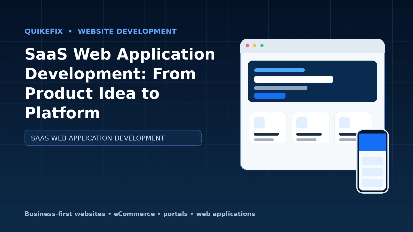 SaaS Web Application Development: From Product Idea to Platform