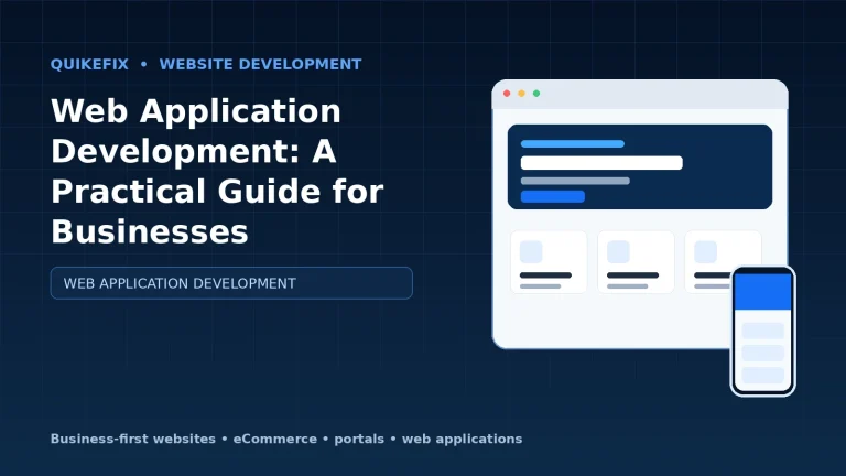 Web Application Development: A Practical Guide for Businesses