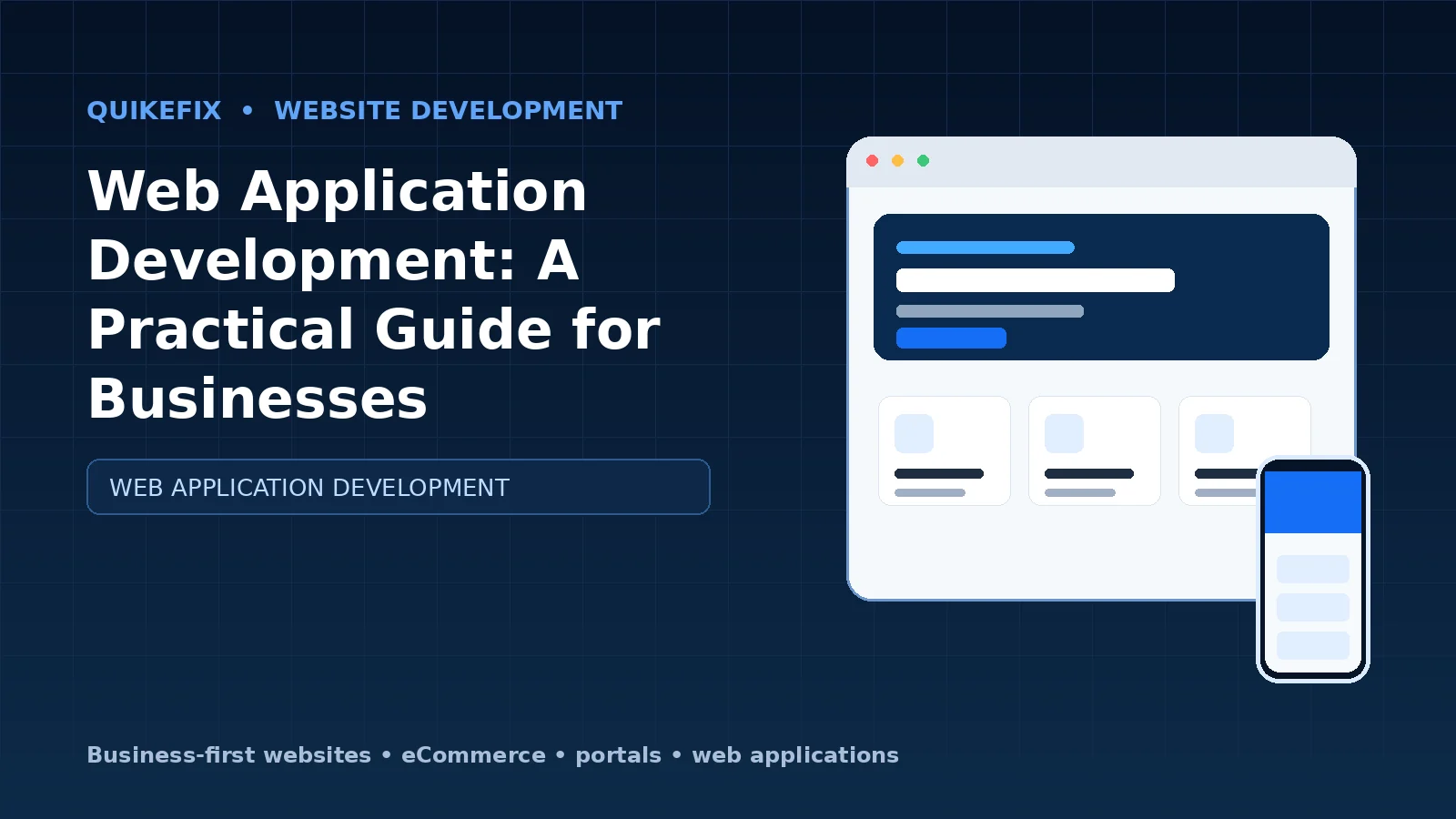 Web Application Development: A Practical Guide for Businesses