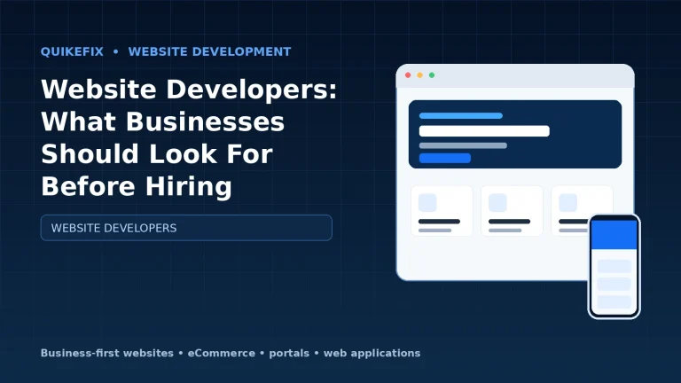 Website Developers: What Businesses Should Look For Before Hiring