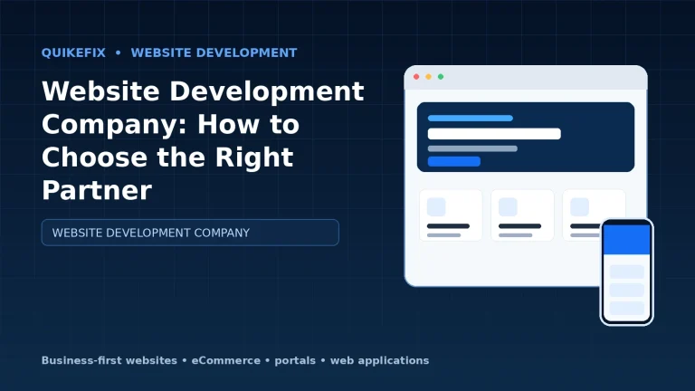 Website Development Company: How to Choose the Right Partner